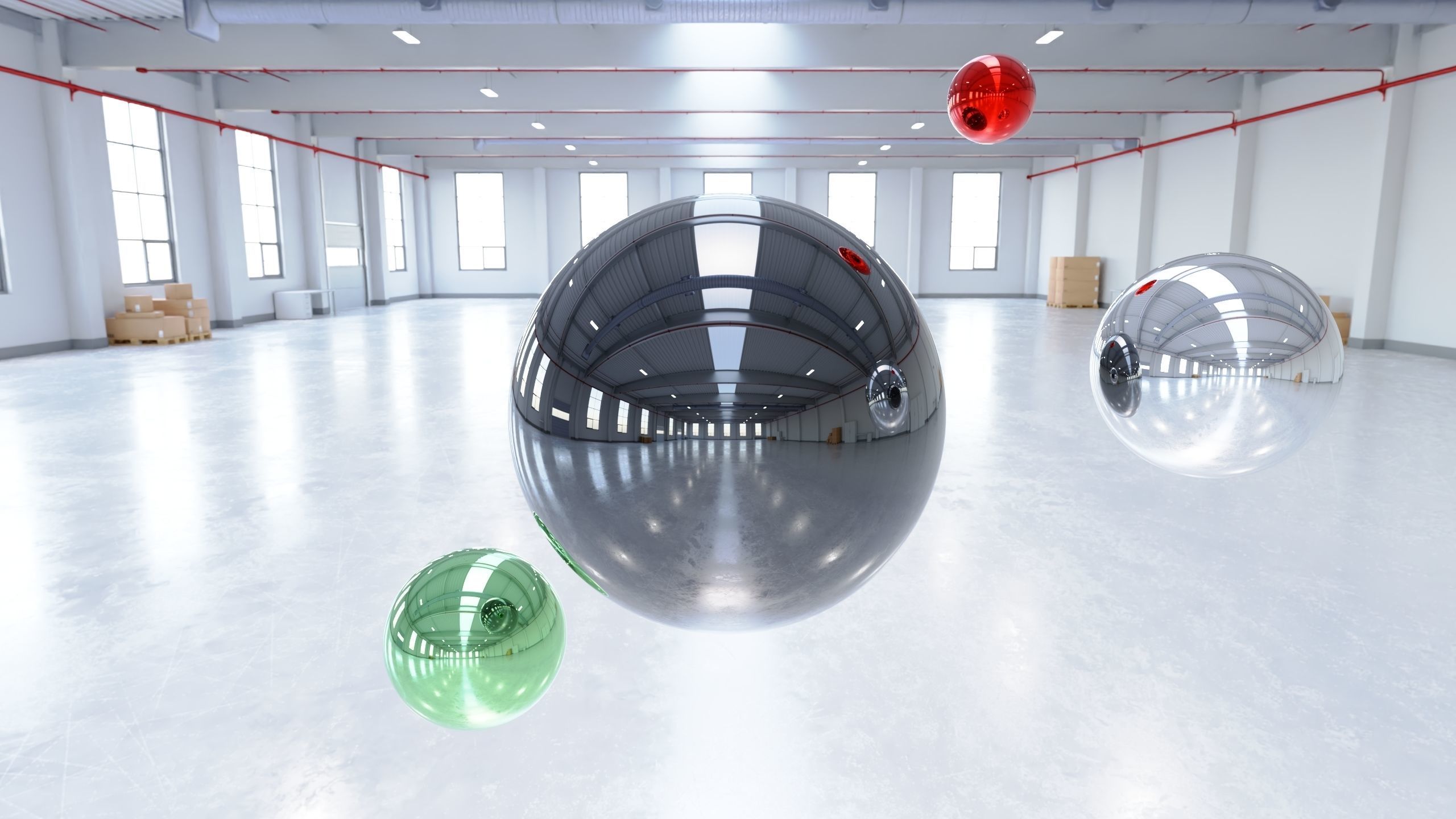 HDRI - Industrial Warehouse Interior 12 Texture_1