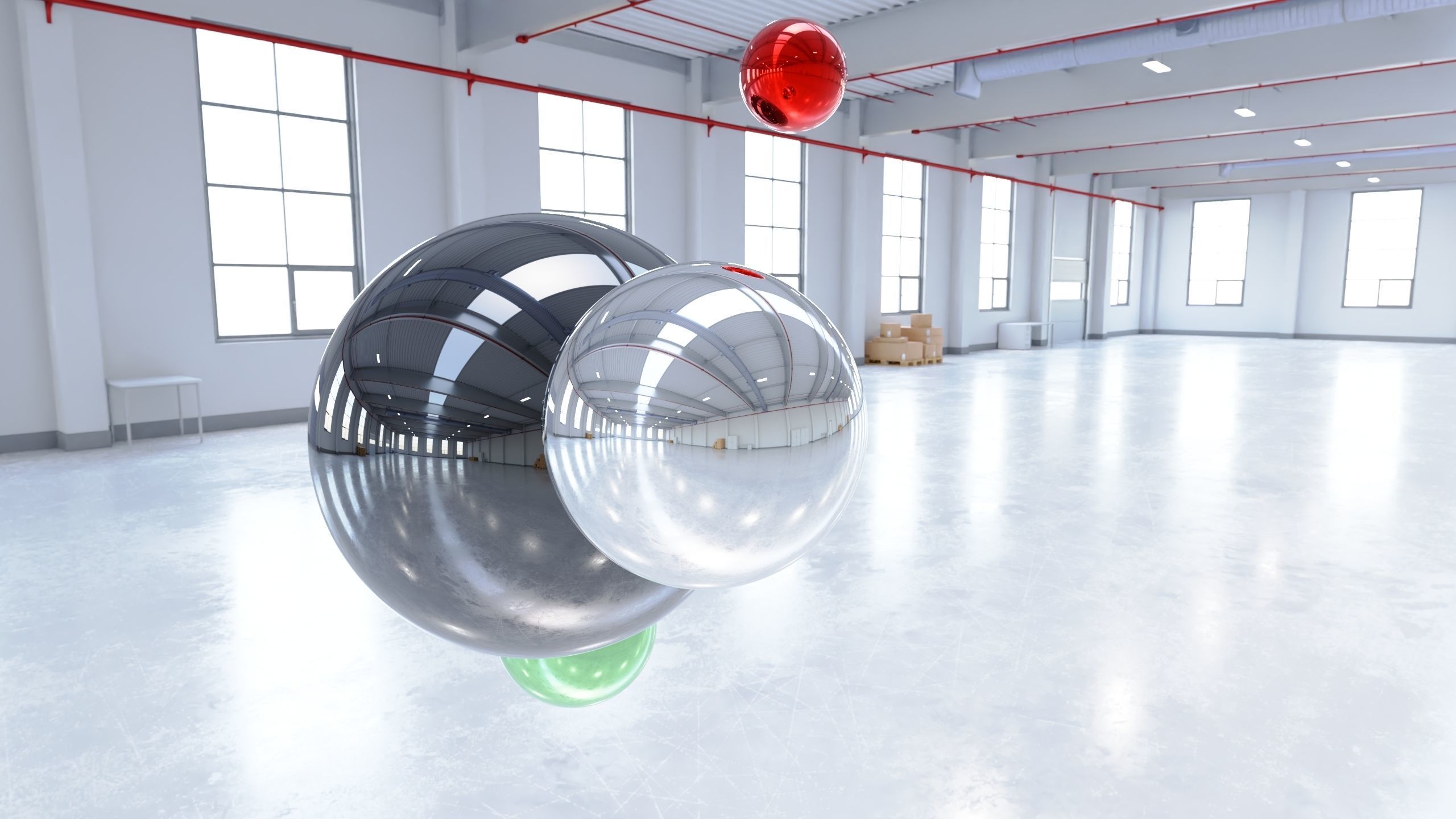 HDRI - Industrial Warehouse Interior 12 Texture_2