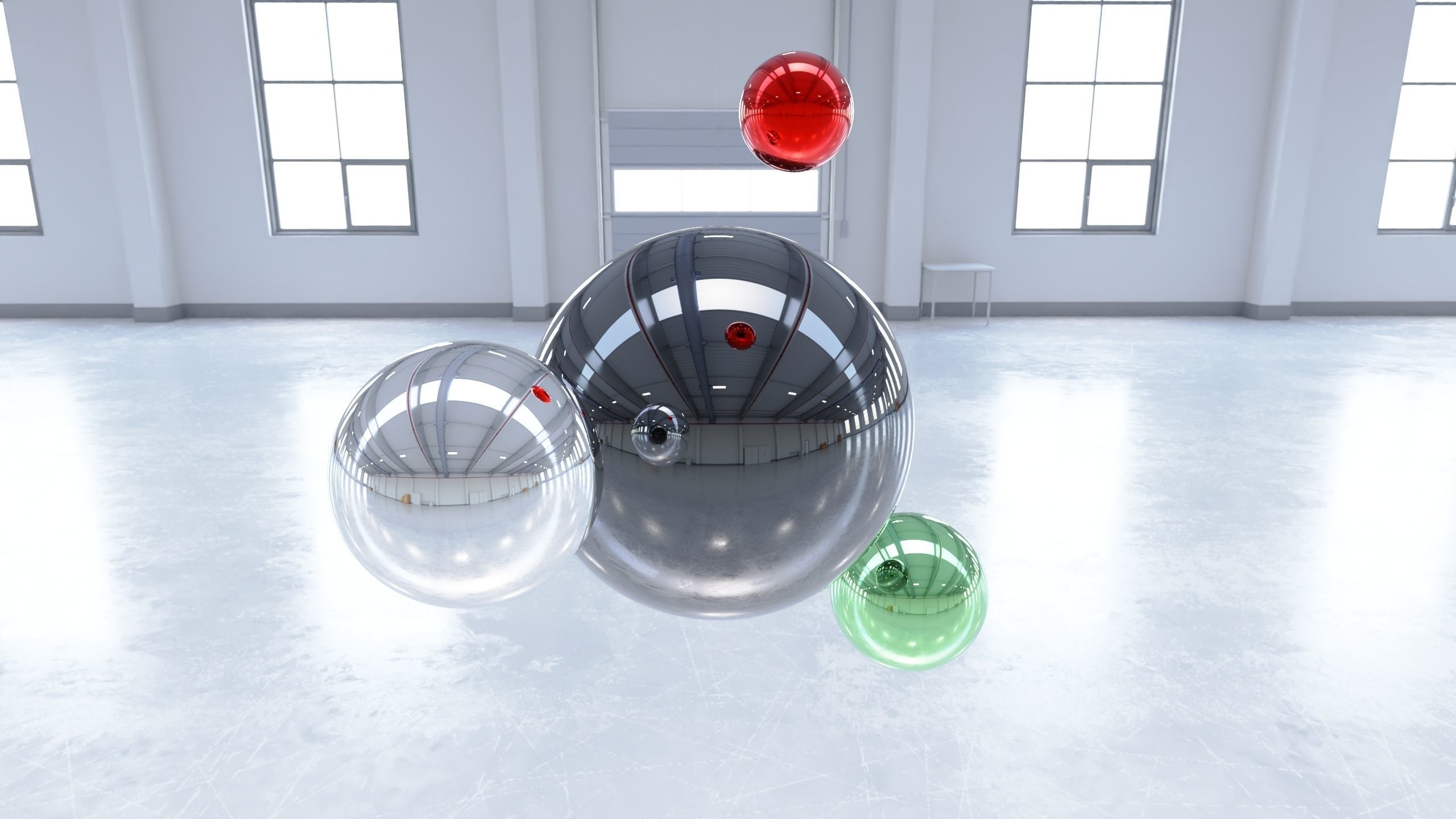 HDRI - Industrial Warehouse Interior 12 Texture_3