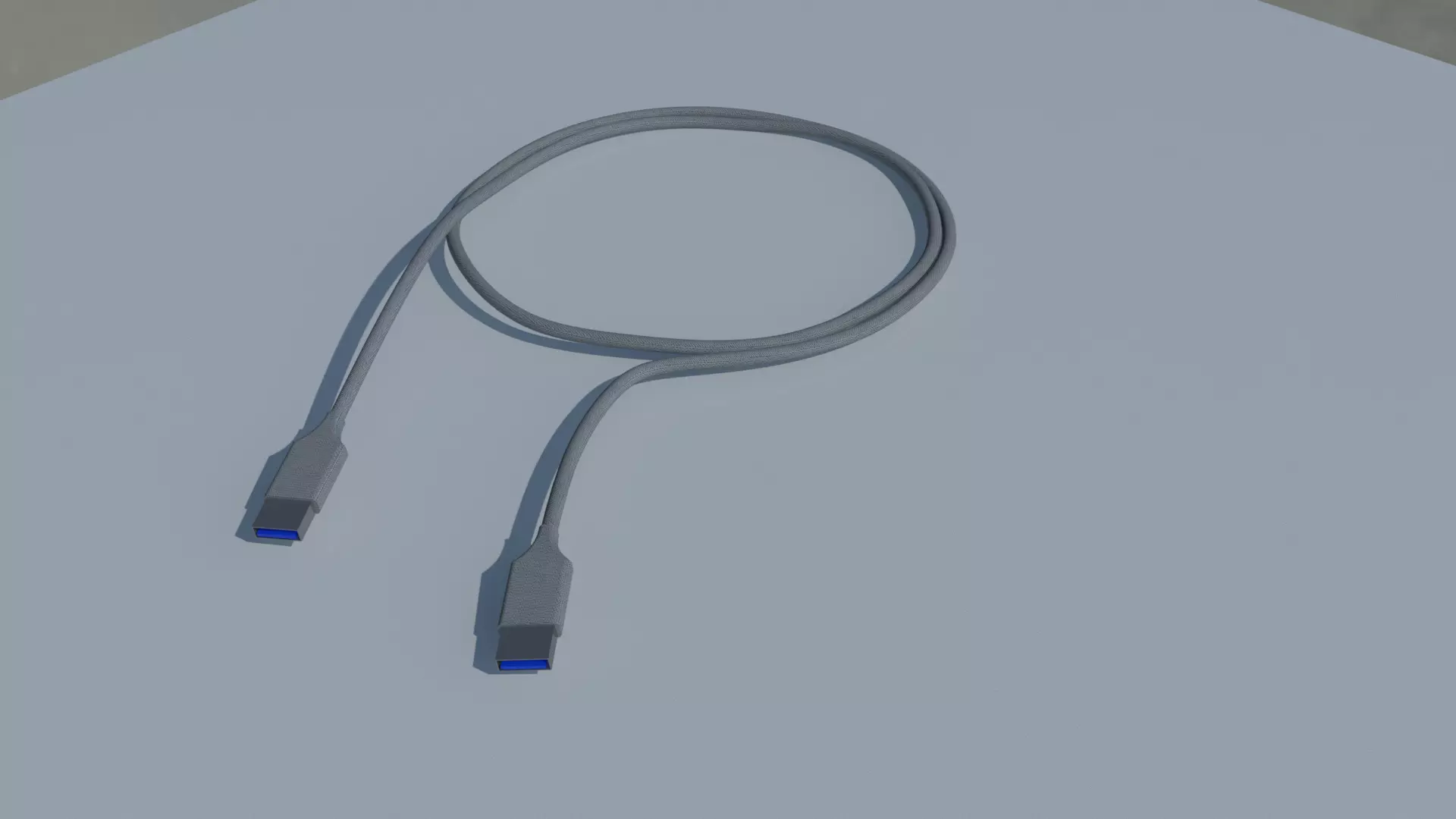 USB cable Free 3D model
