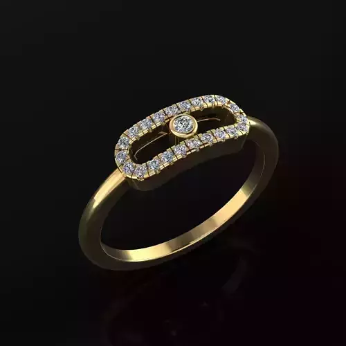 Messika Move Ring 3D print model