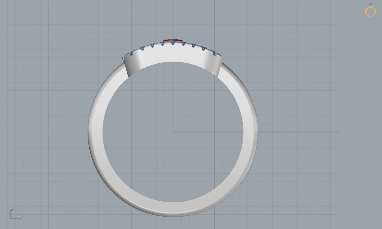 Messika Move Ring 3D print model_6