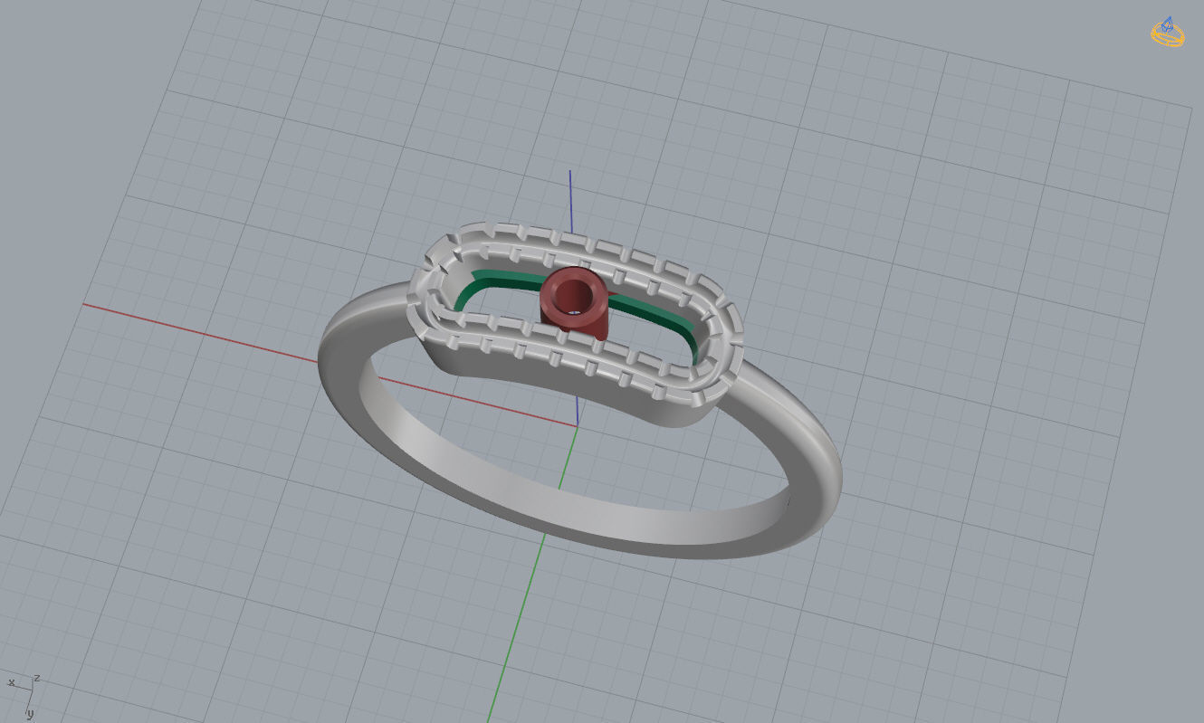 Messika Move Ring 3D print model_10