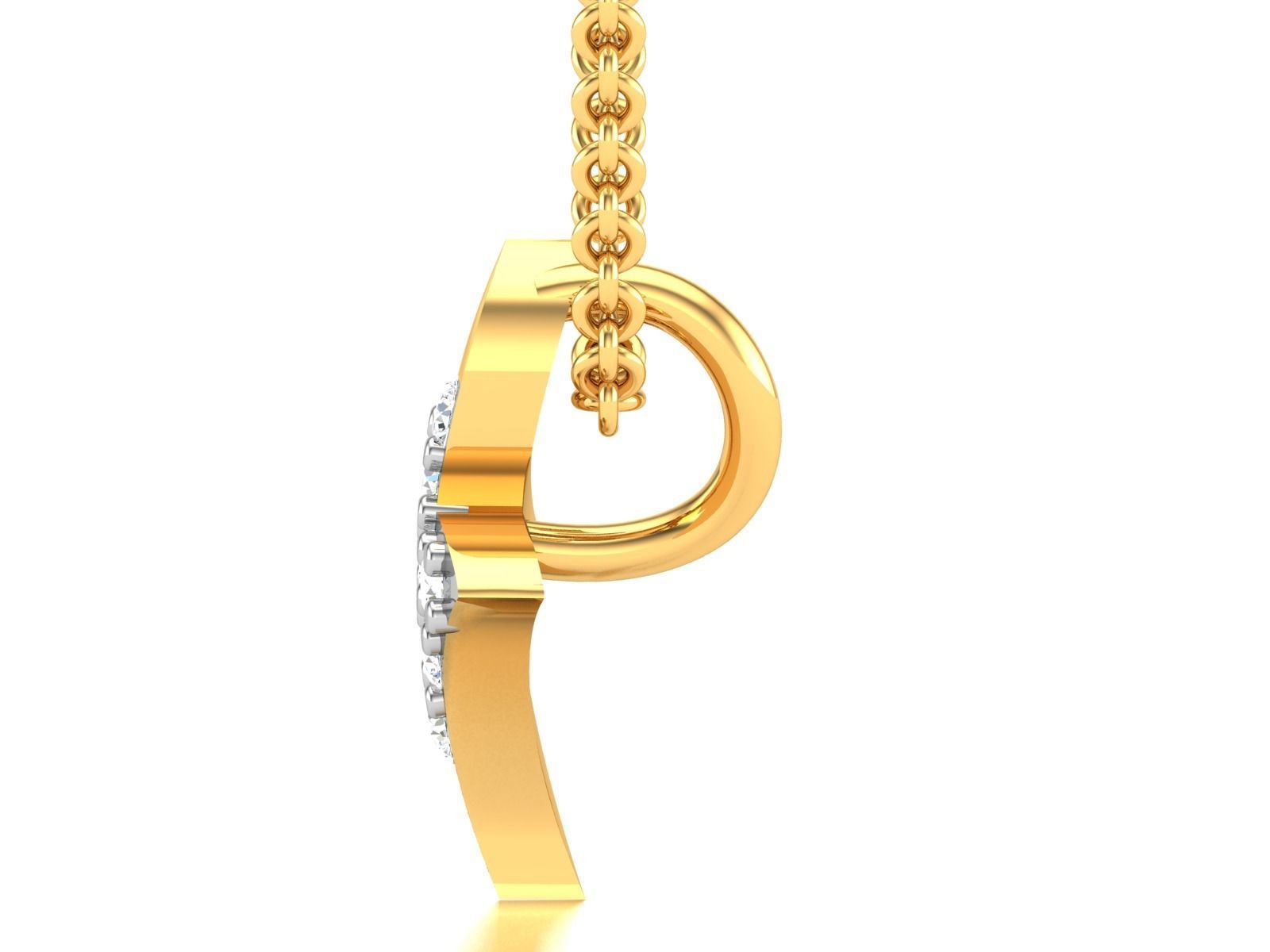 Women pendant 3dm render detail 3D print model_6