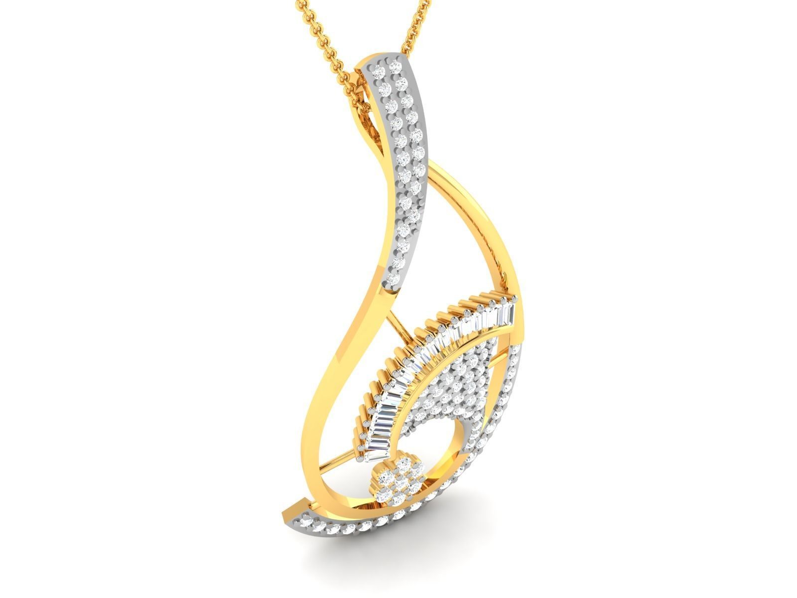 Women pendant 3dm render detail 3D print model_2
