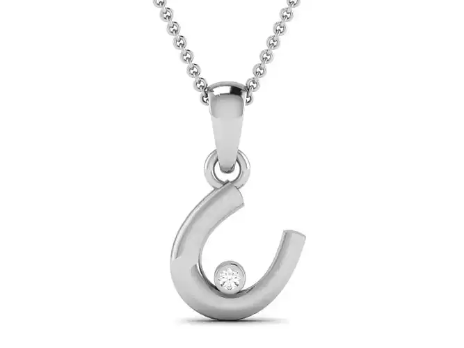 Women pendant 3dm render detail