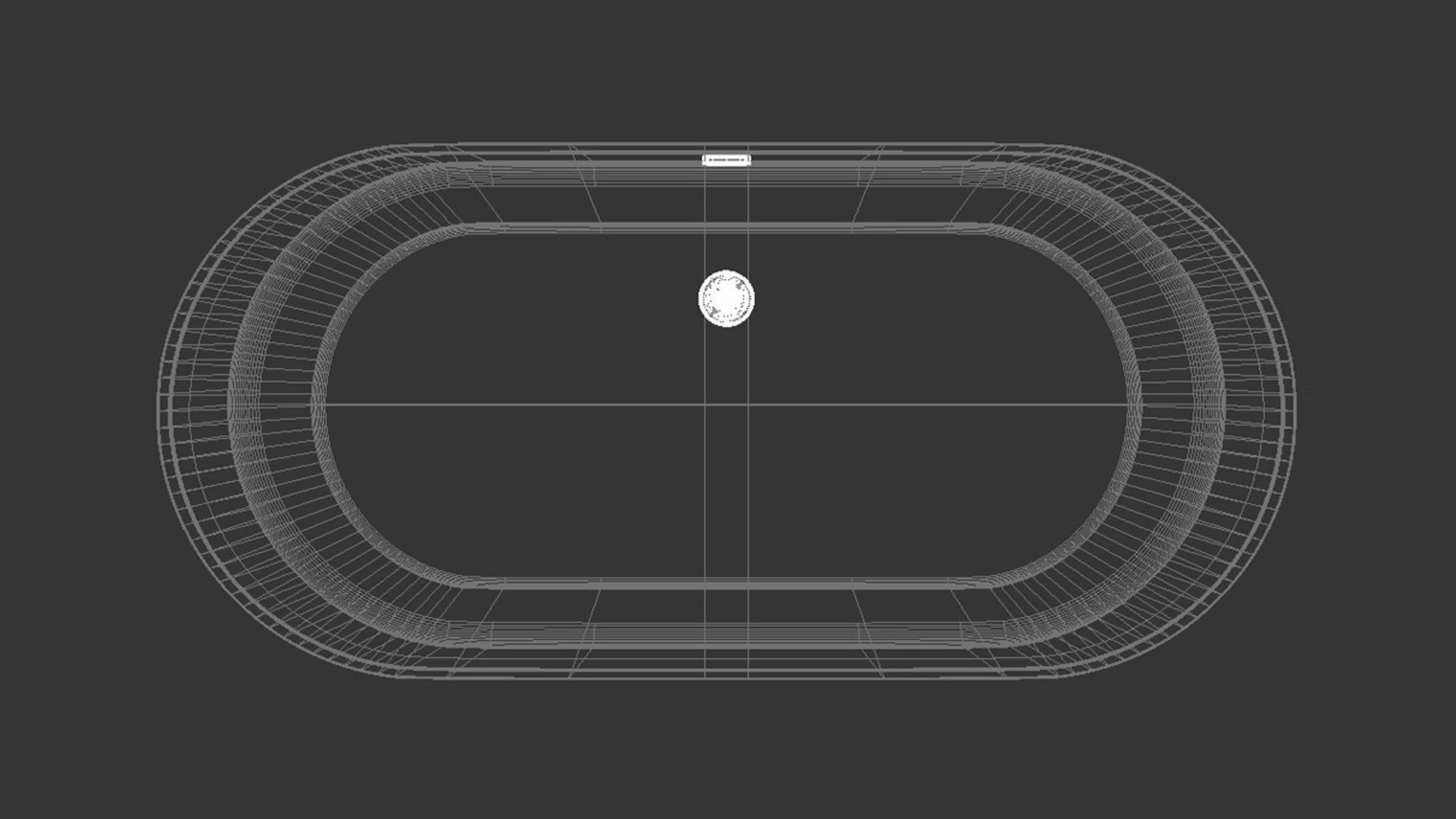 Freestanding oval bathtub with floor-mounted tap 3 3D model_14