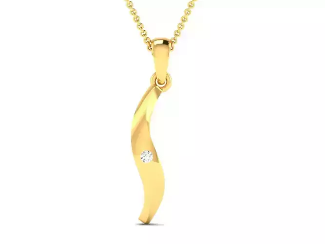 Women pendant 3dm render detail