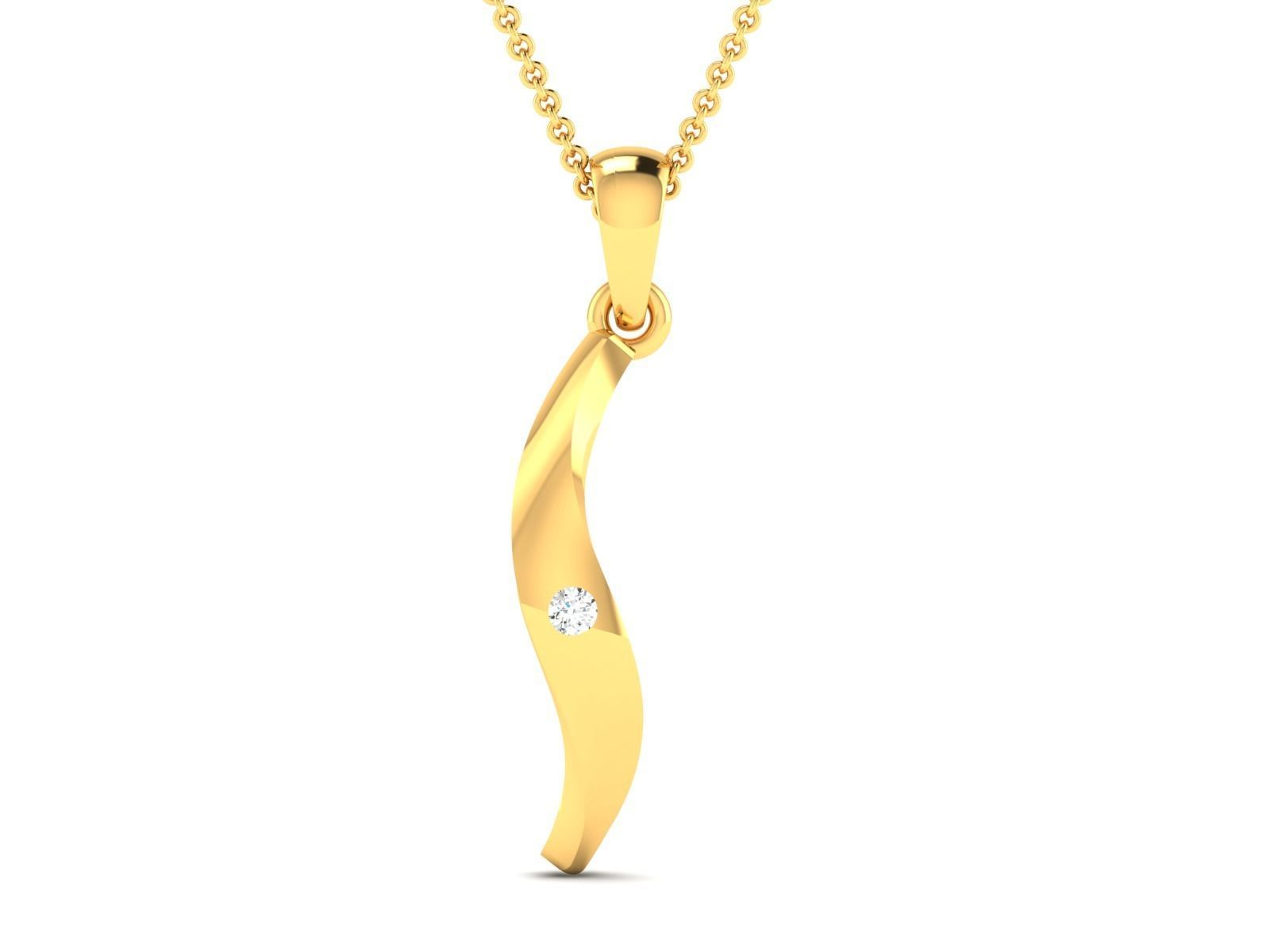 Women pendant 3dm render detail 3D print model_3