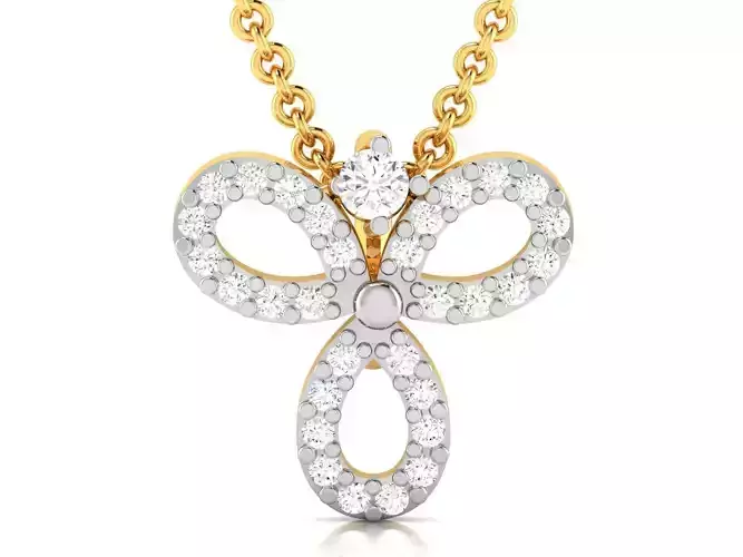 Women pendant 3dm render detail