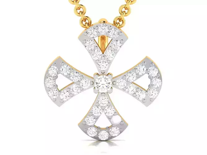 Women pendant 3dm render detail