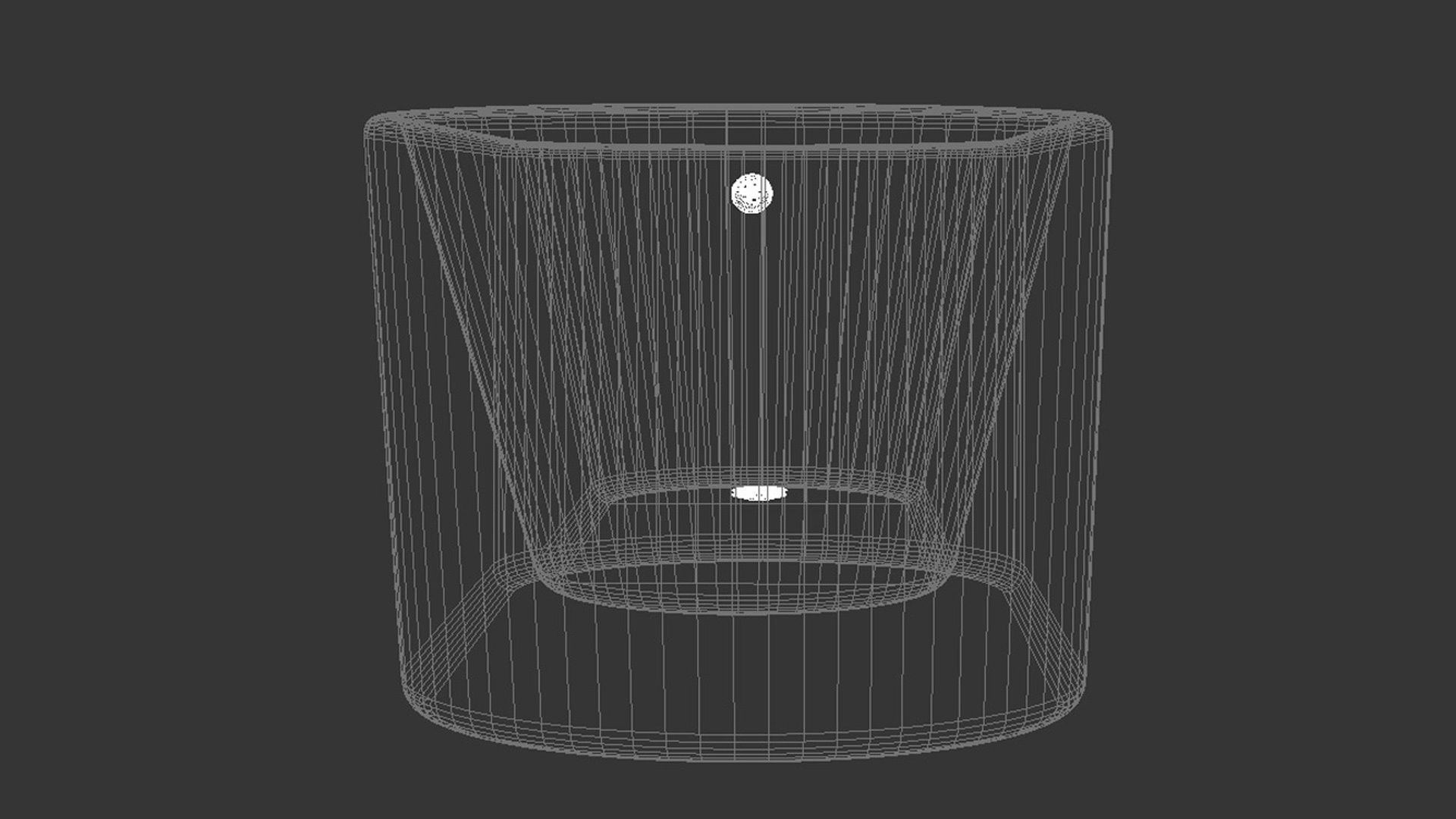 Freestanding oval bathtub with floor-mounted tap 4 3D model_13