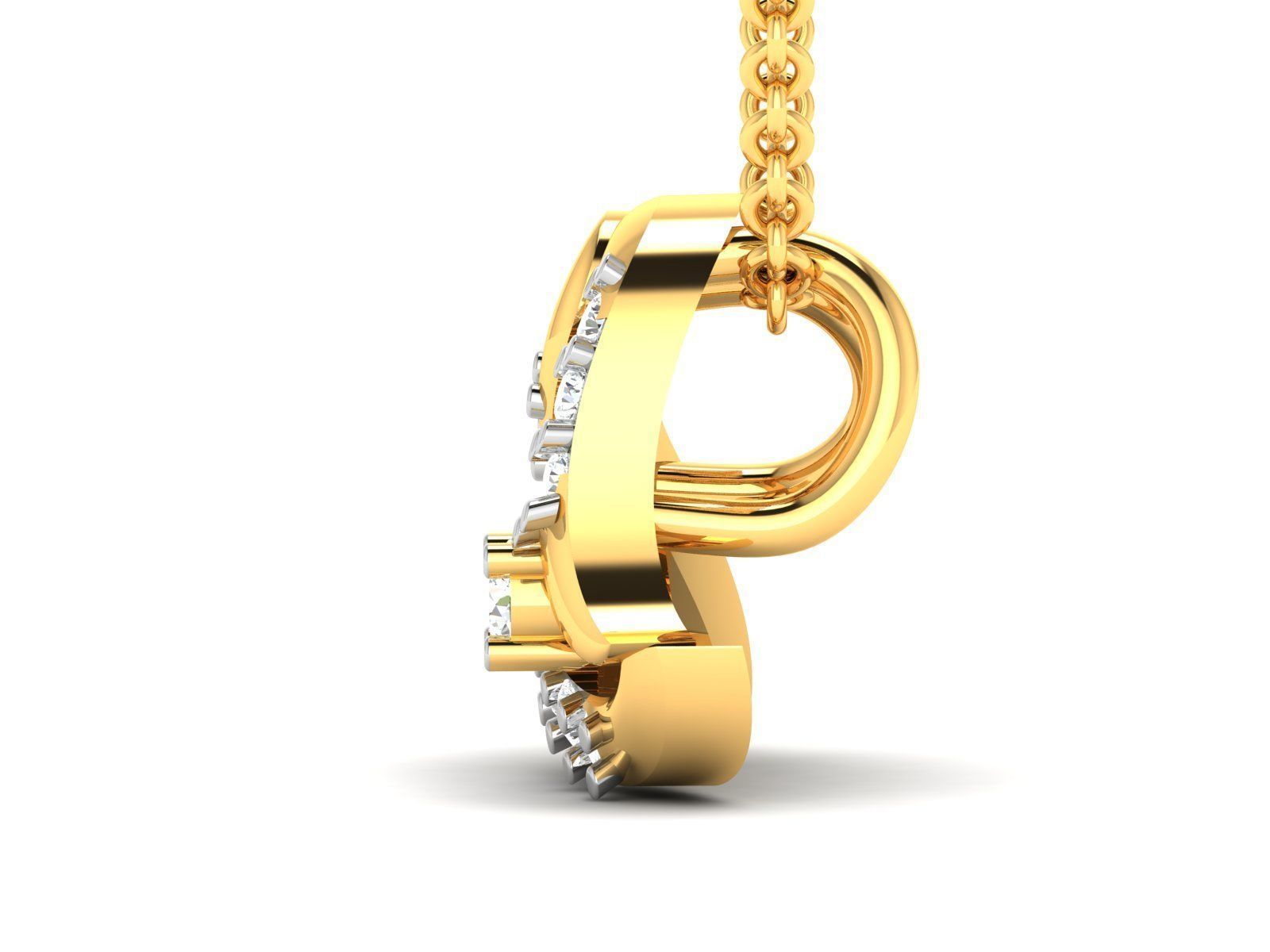 Women pendant 3dm render detail 3D print model_5