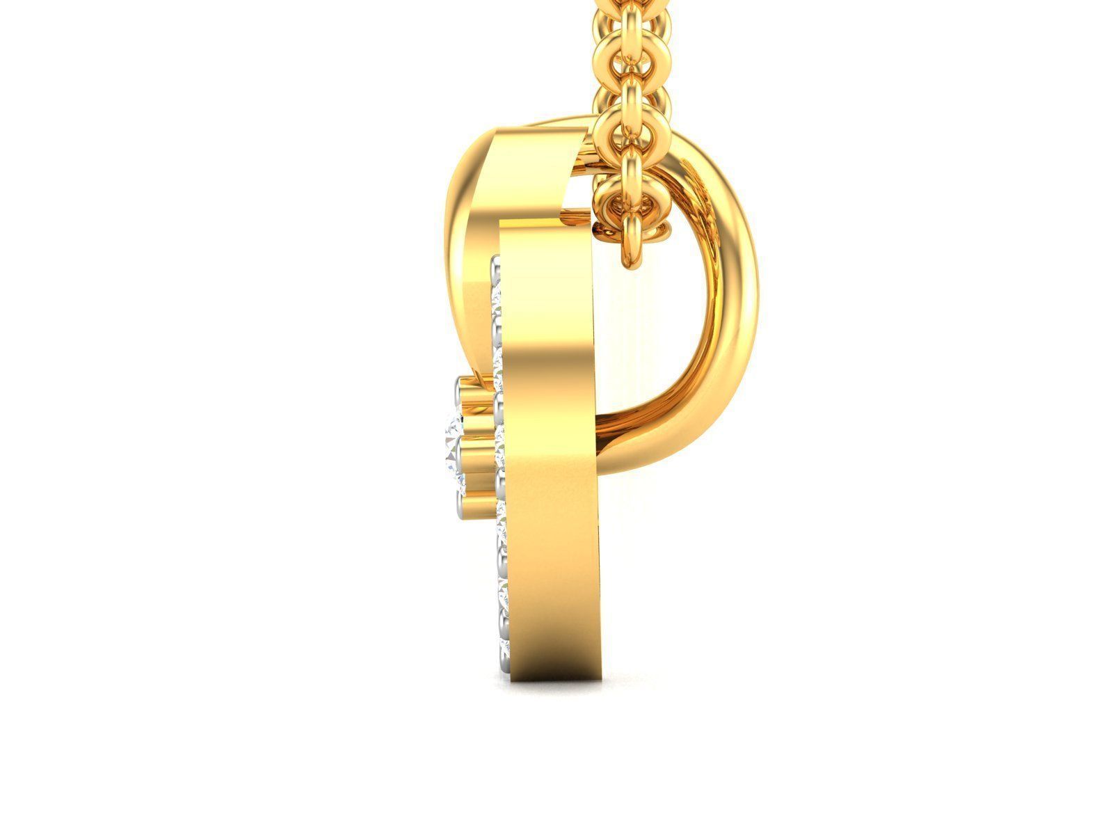 Women pendant 3dm render detail 3D print model_4