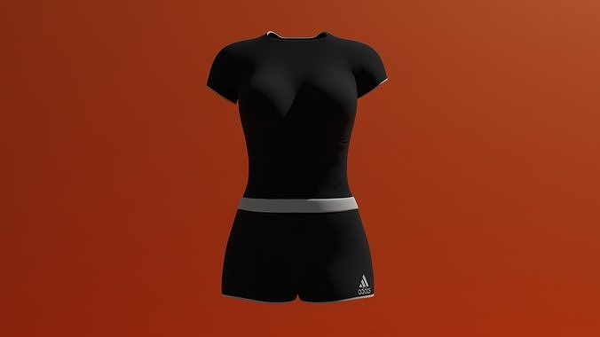 Adidas outfit 3D model