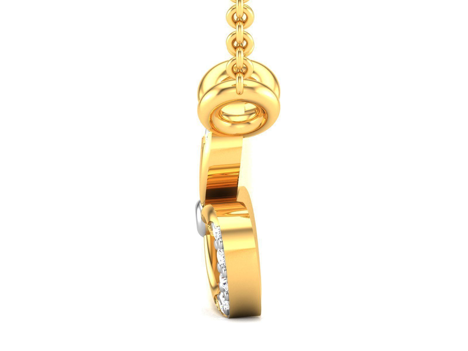 Women necklace 3dm render detail 3D print model_4