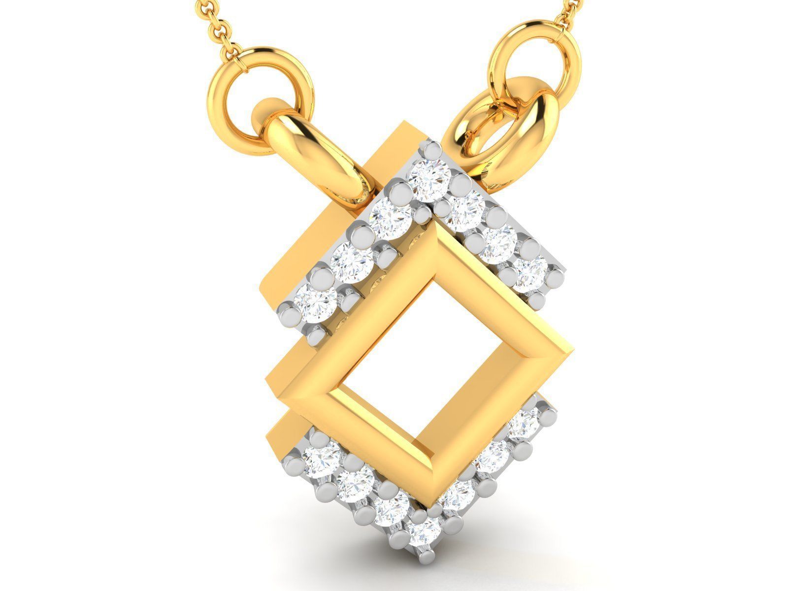 Women necklace 3dm render detail 3D print model_2