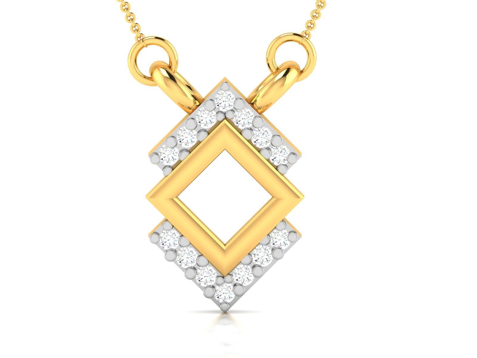 Women necklace 3dm render detail 3D print model_4