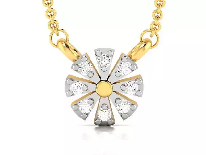 Women necklace 3dm render detail