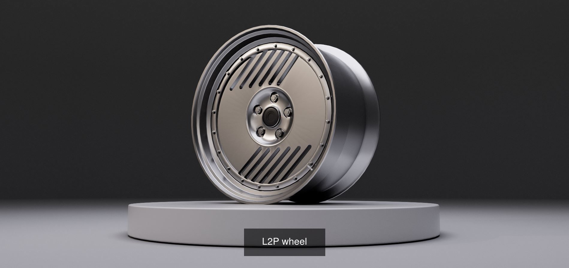 Retro deepdish wheel pack 3D Model Collection_8