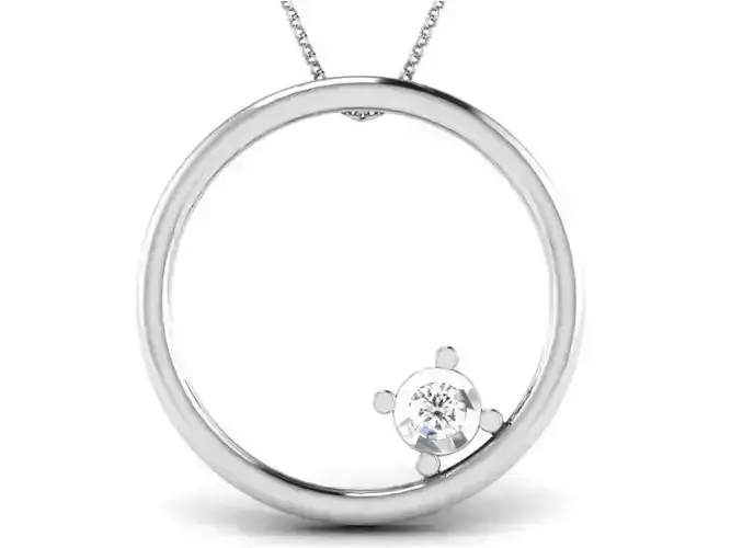 Women pendant 3dm render detail