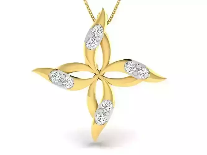 Women pendant 3dm render detail