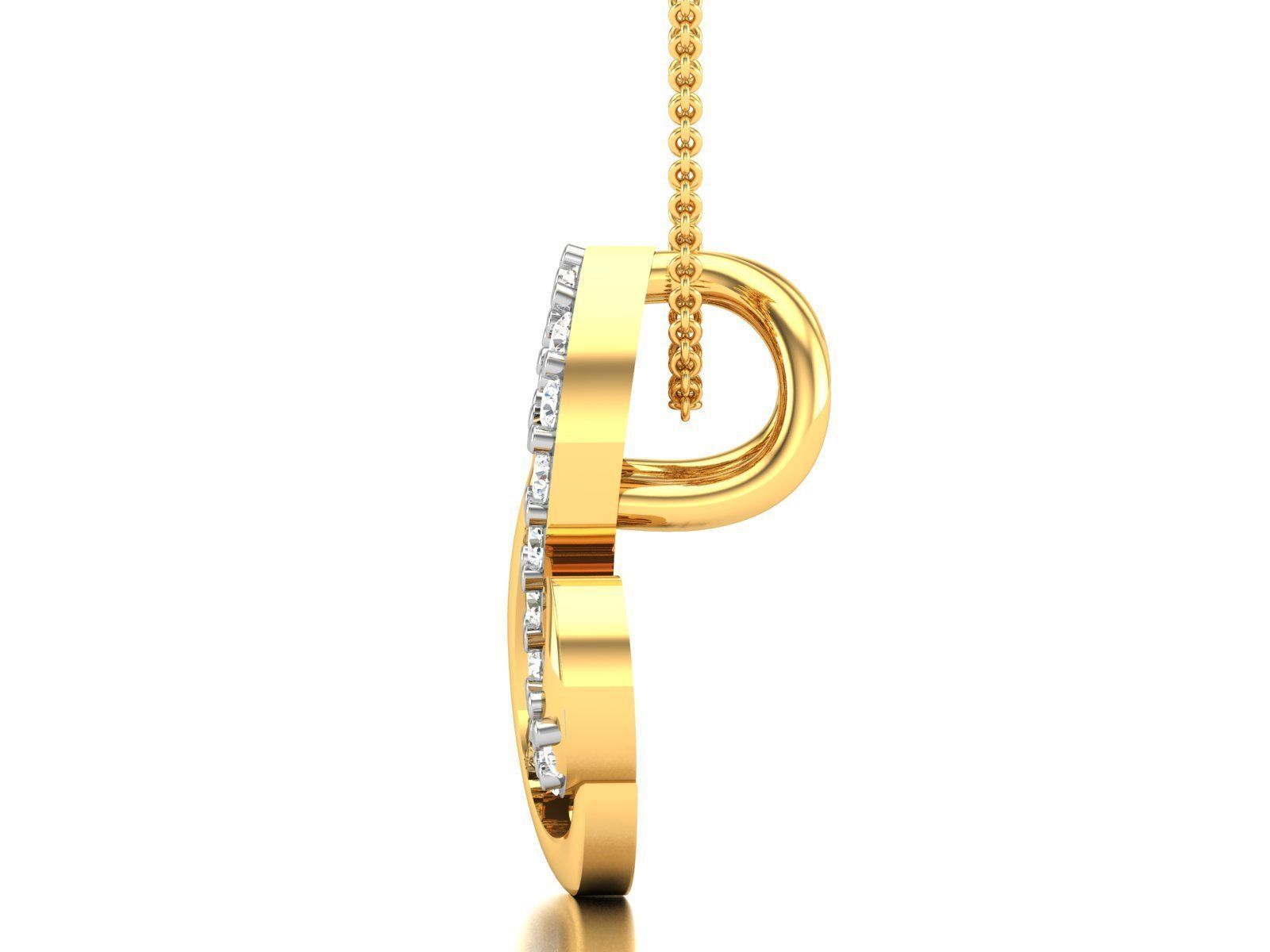 Women pendant 3dm render detail 3D print model_4