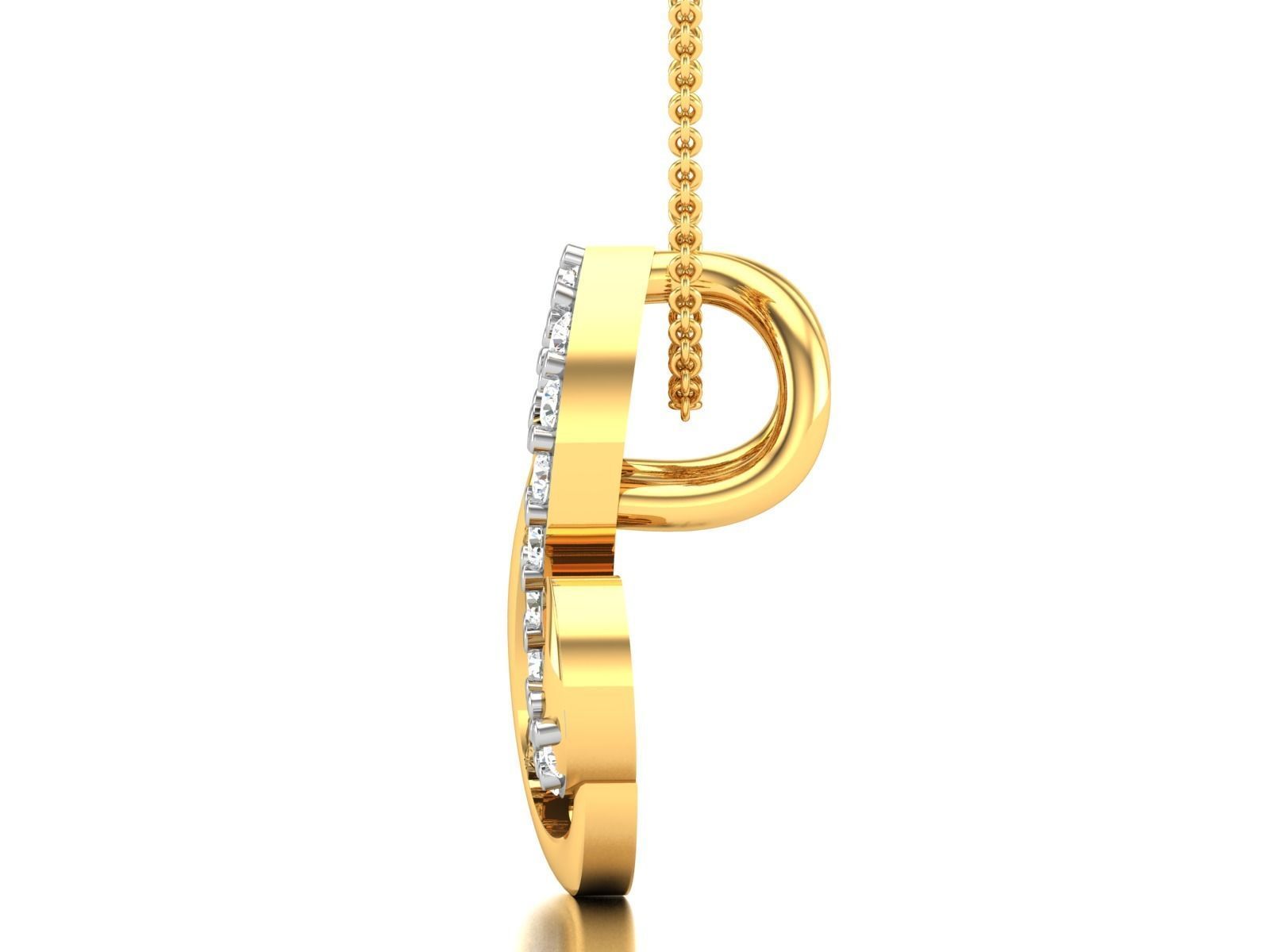 Women pendant 3dm render detail 3D print model_5