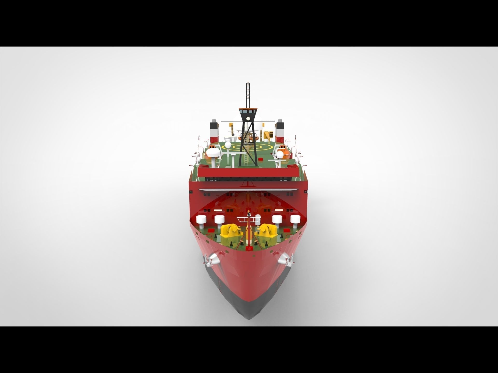 Research Ship 3D model_7