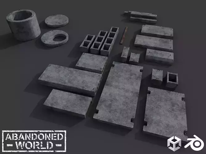 Concrete blocks pack