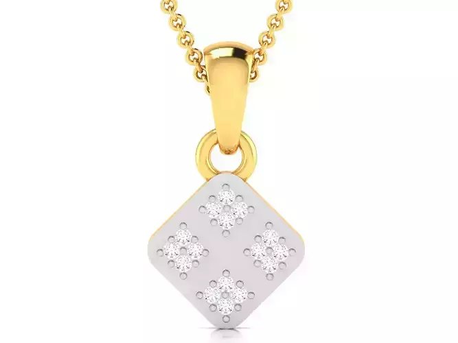 Women pendant 3dm render detail