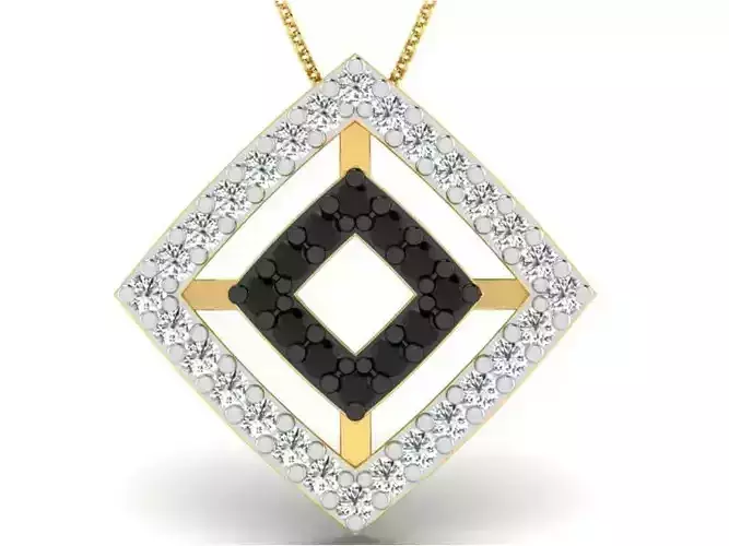 Women pendant 3dm render detail