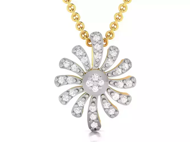 Women pendant 3dm render detail