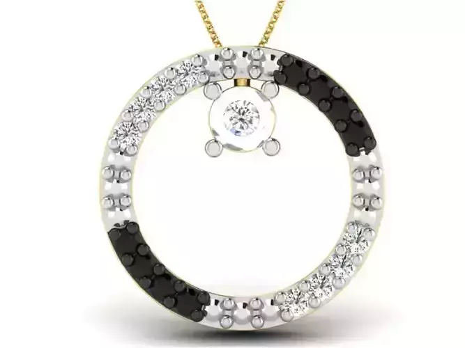 Women pendant 3dm render detail