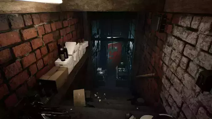 Horror Corridor - Asset Pack UE4 and UE5