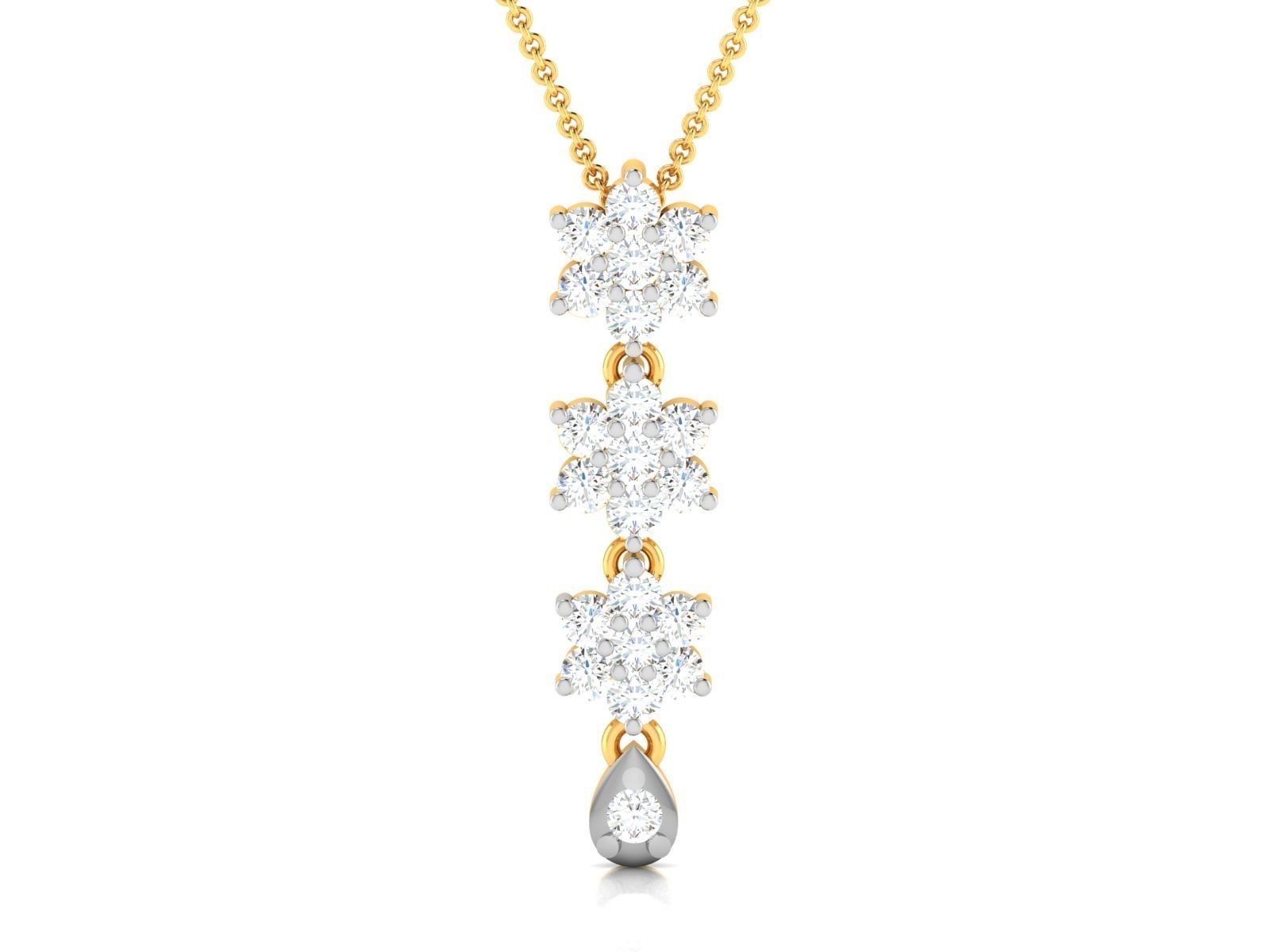 Women pendant 3dm render detail 3D print model_3