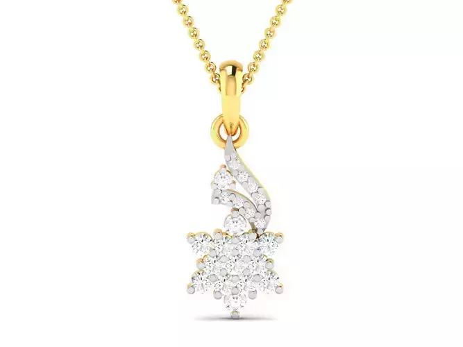 Women pendant 3dm render detail