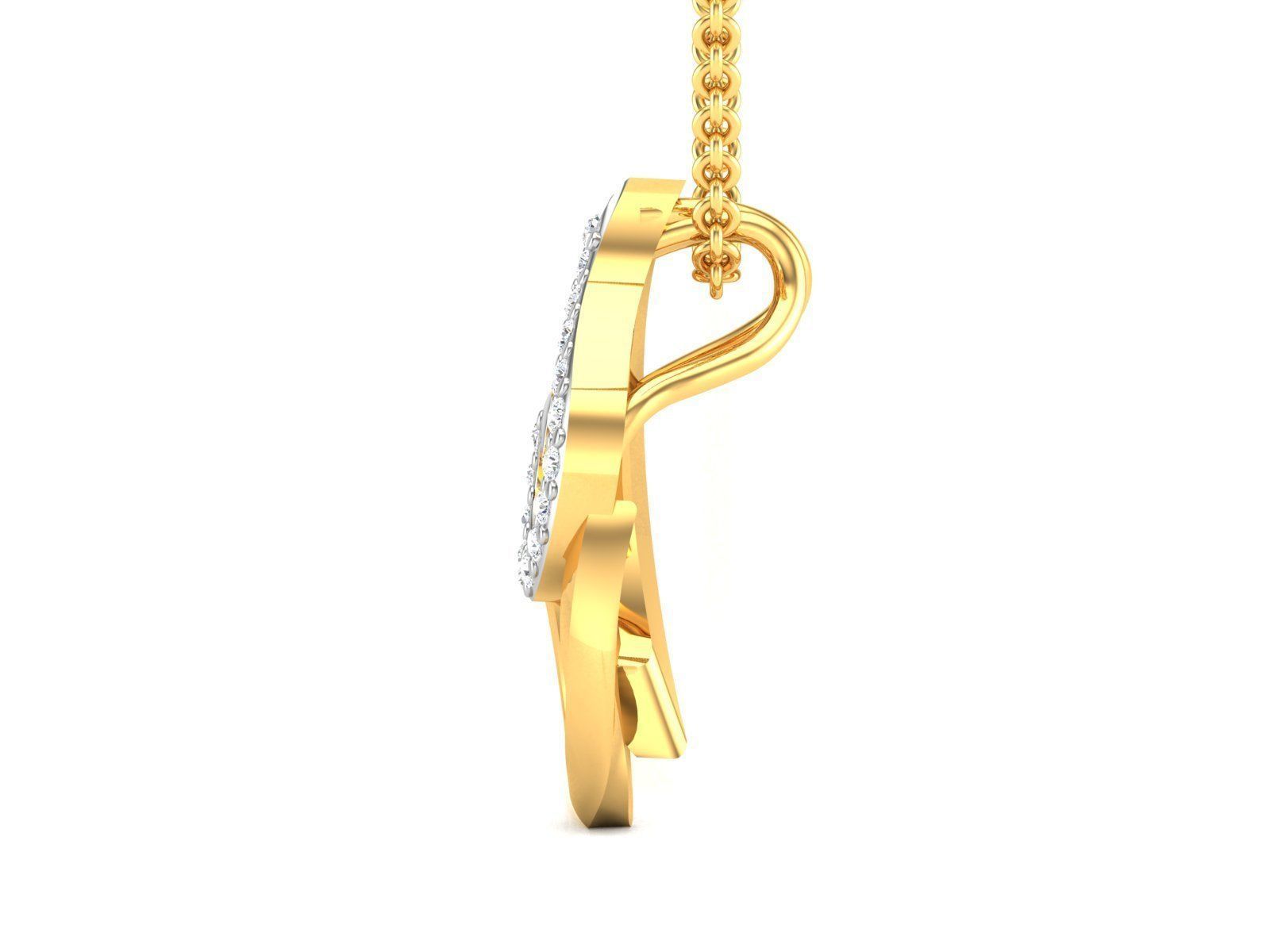 Women pendant 3dm render detail 3D print model_4