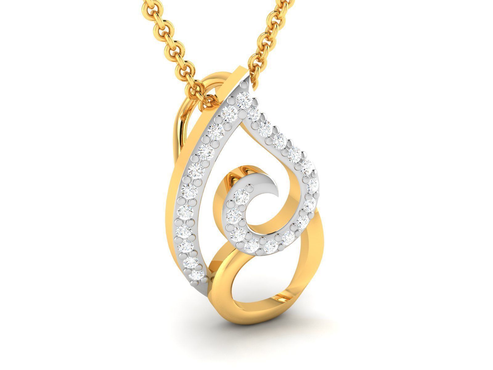 Women pendant 3dm render detail 3D print model_1