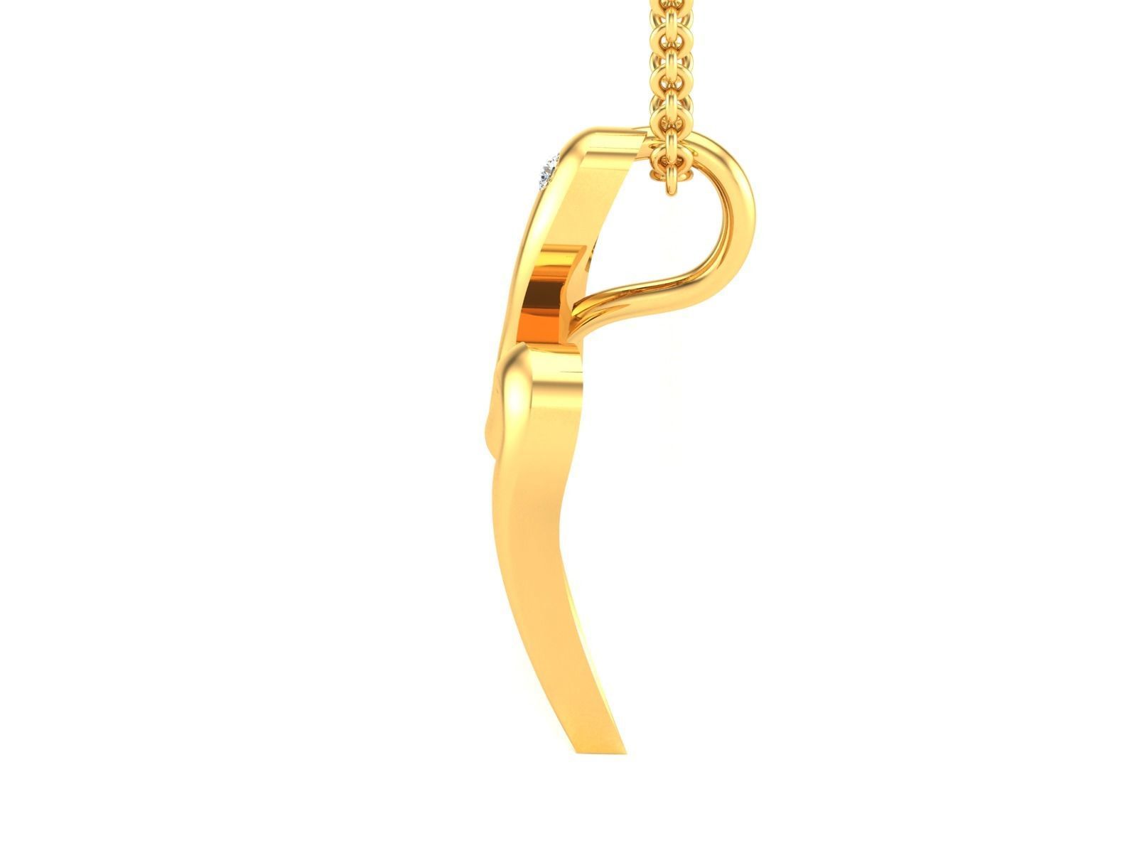 Women pendant 3dm render detail 3D print model_5