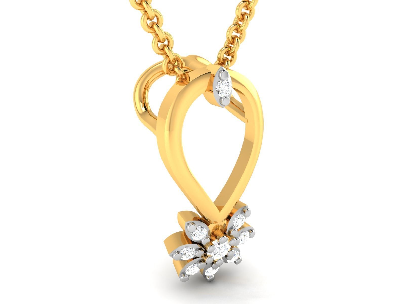 Women pendant 3dm render detail 3D print model_2