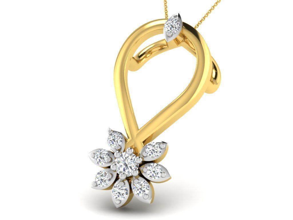 Women pendant 3dm render detail 3D print model_6