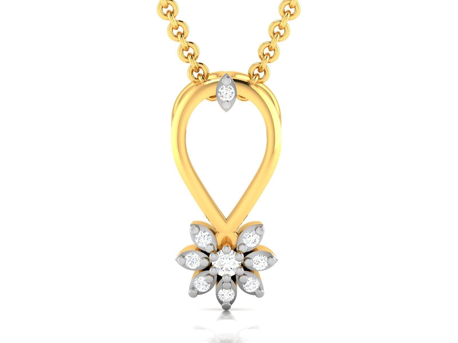 Women pendant 3dm render detail 3D print model_3