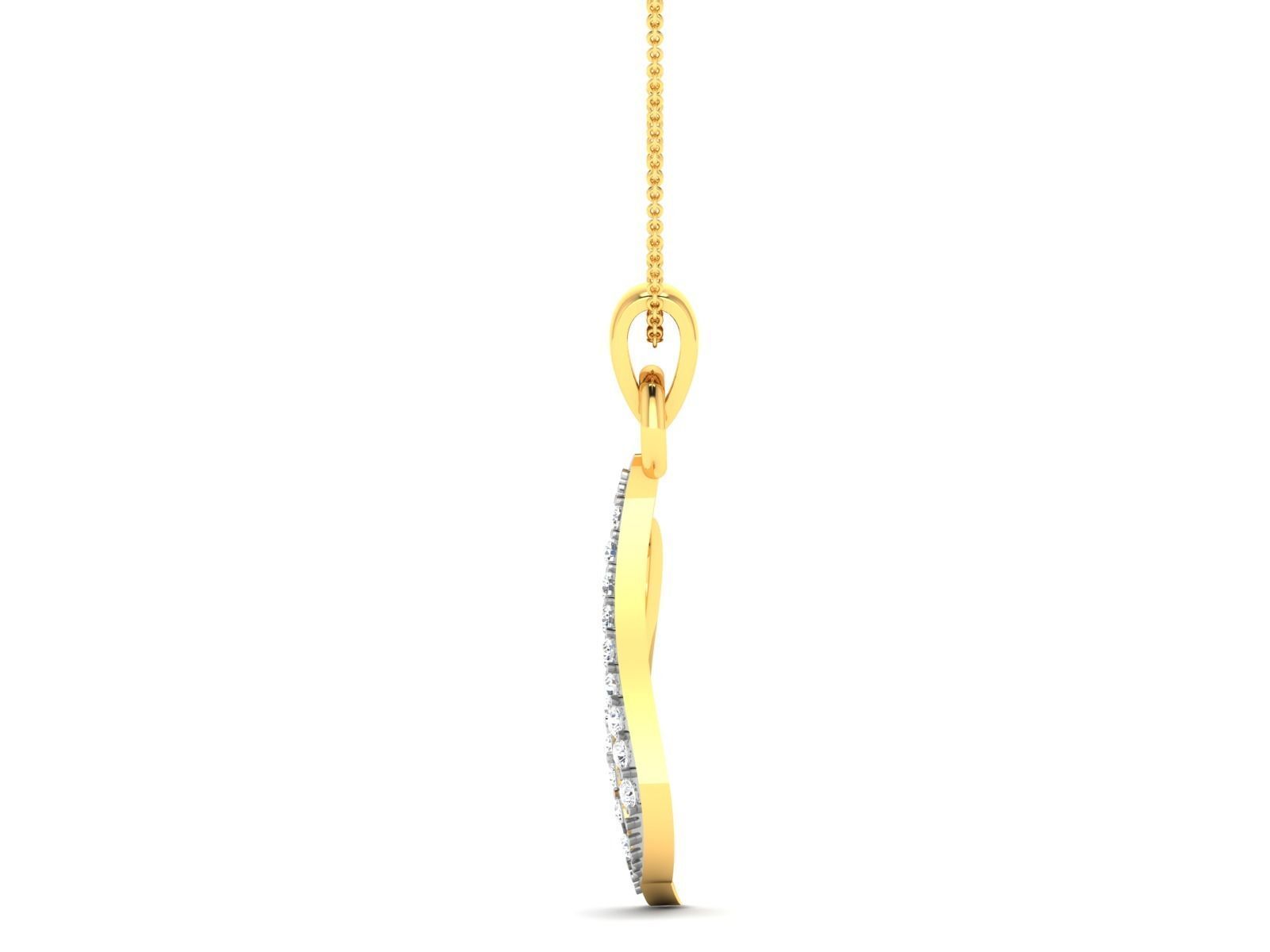 Women pendant 3dm render detail 3D print model_5