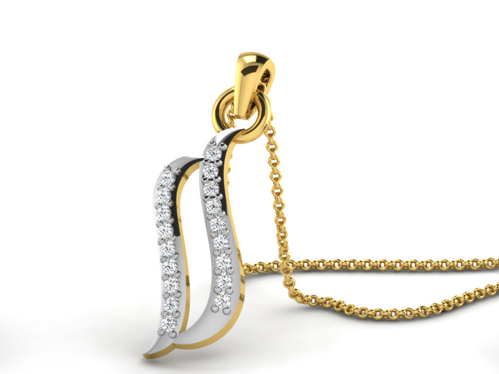 Women pendant 3dm render detail 3D print model_7