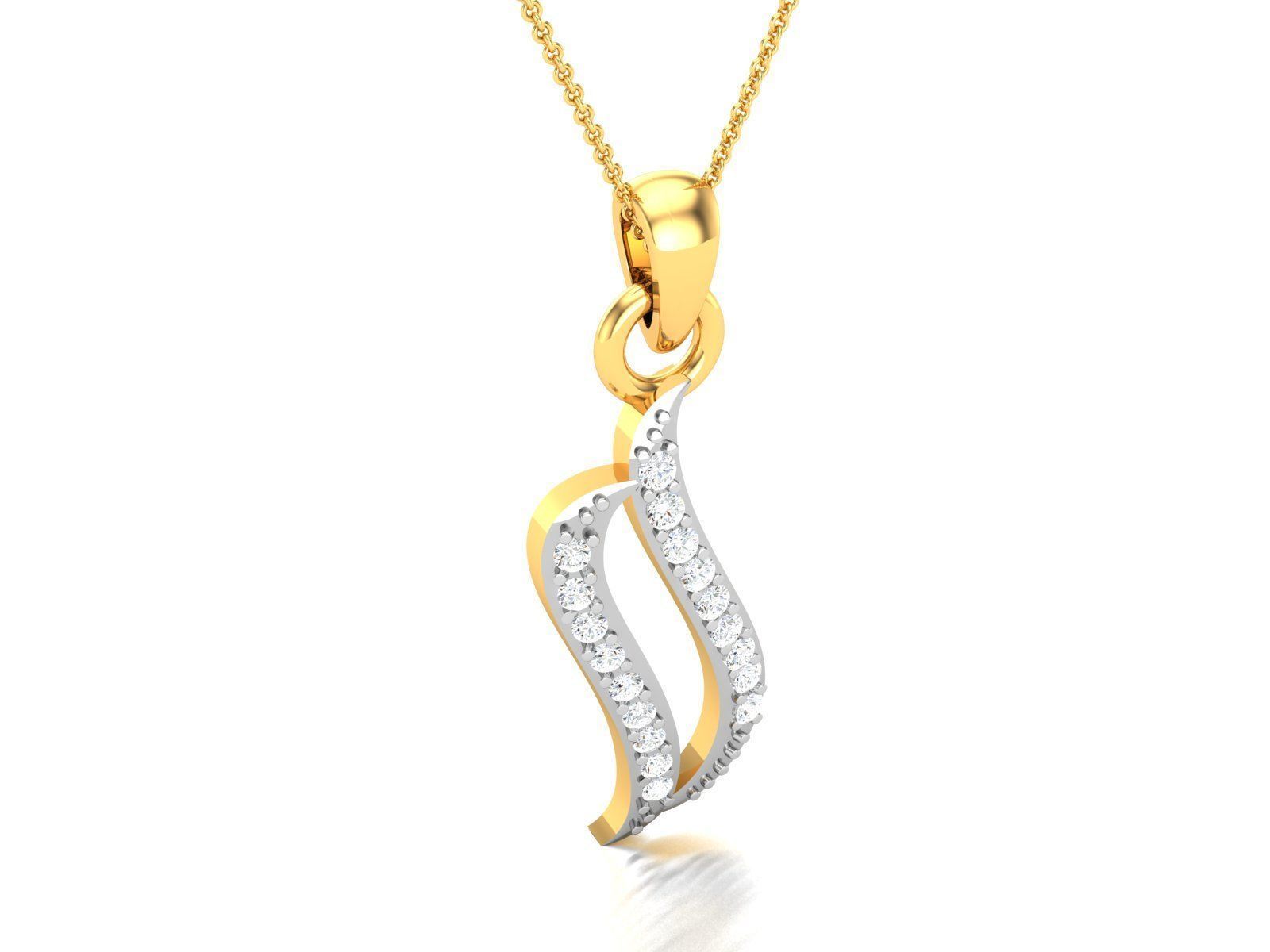Women pendant 3dm render detail 3D print model_1