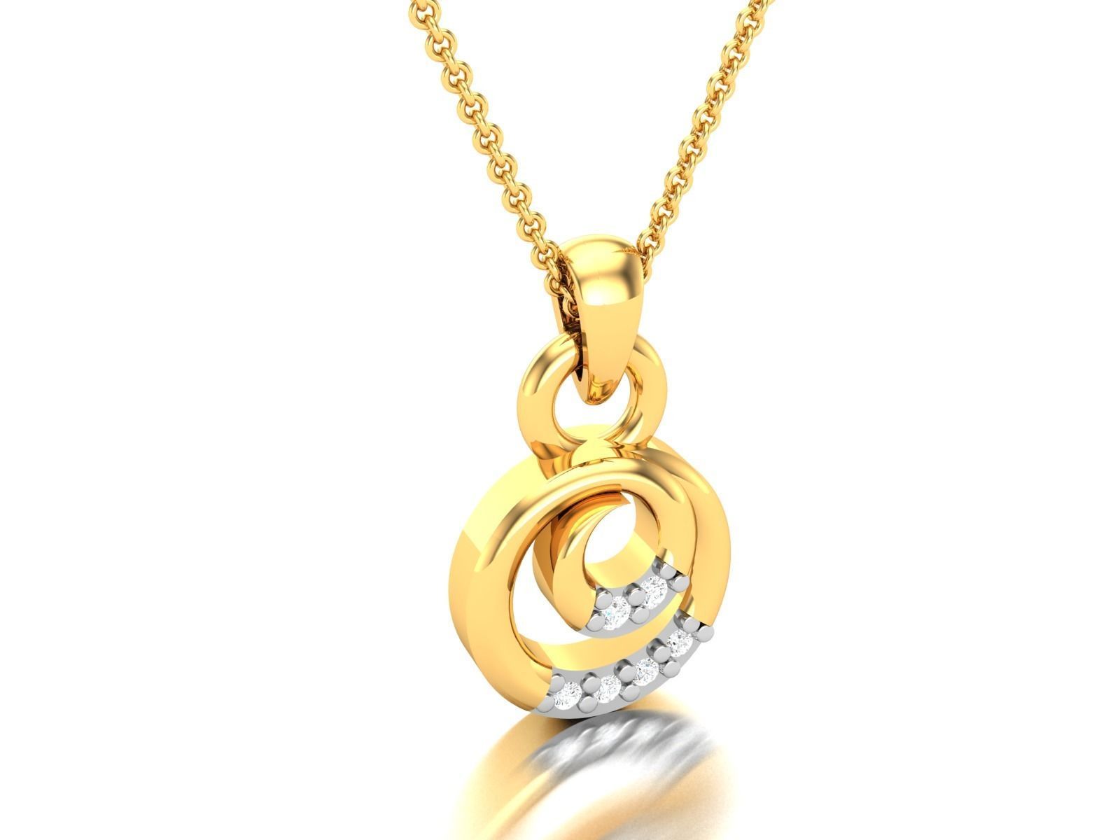 Women pendant 3dm render detail 3D print model_3