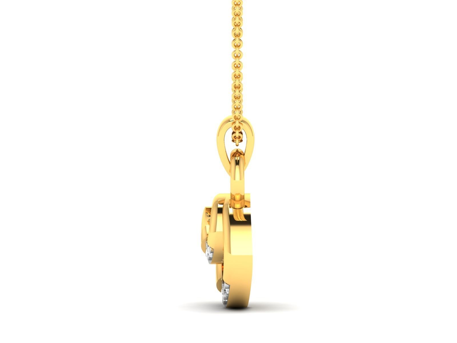 Women pendant 3dm render detail 3D print model_6