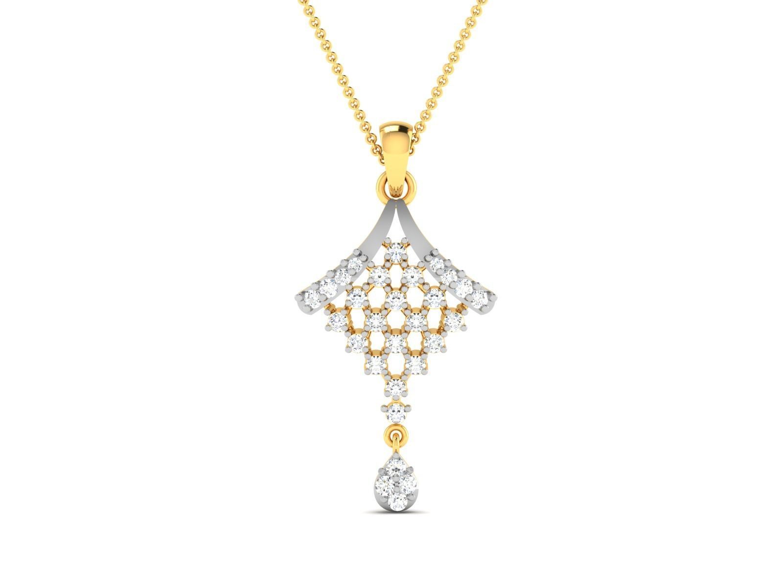 Women pendant 3dm render detail 3D print model_3