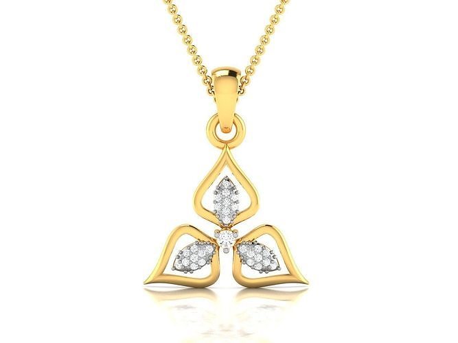 Women pendant 3dm render detail 3D print model